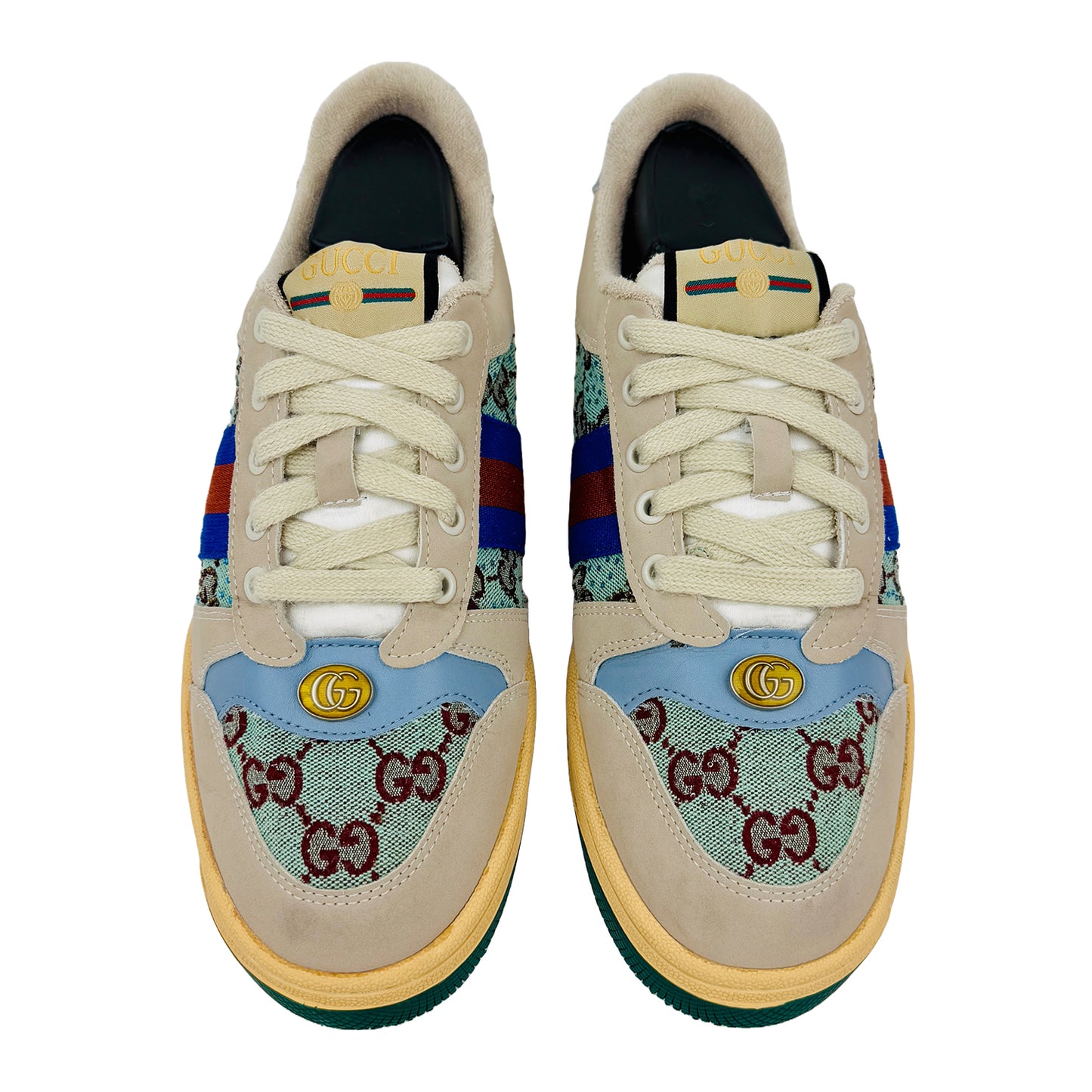 Gucci Screener With Crystals Sneakers (Size 42)