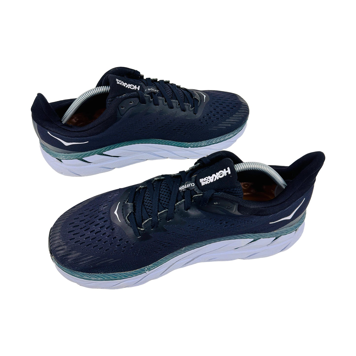 Hoka Men's Clifton 7 Shoes (Size 45.5) - 1110534 BWHT