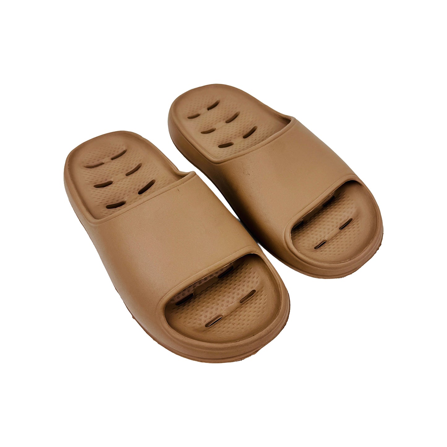 Imported Women's Beige Casual Slides (Size 36/37)