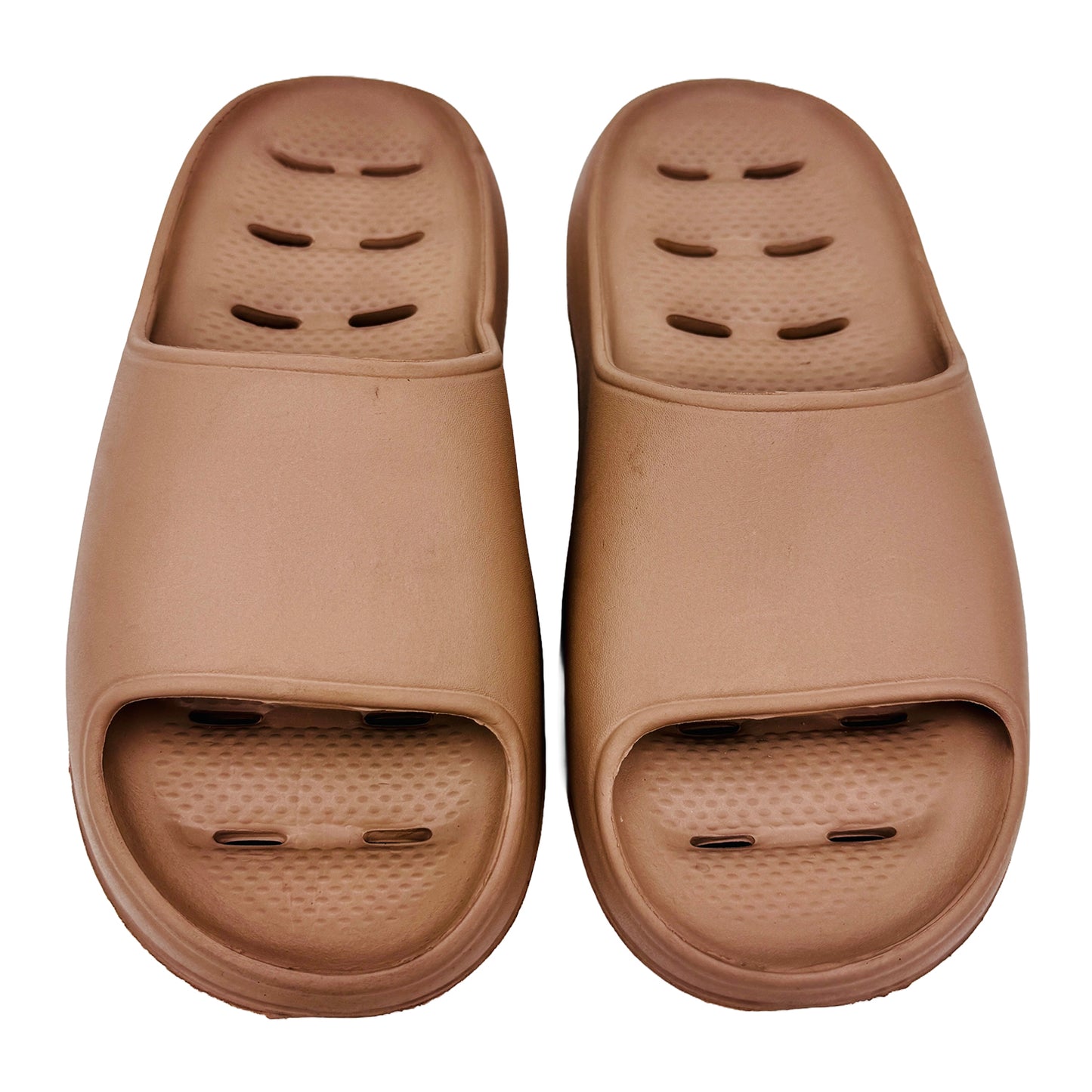 Imported Women's Beige Casual Slides (Size 36/37)