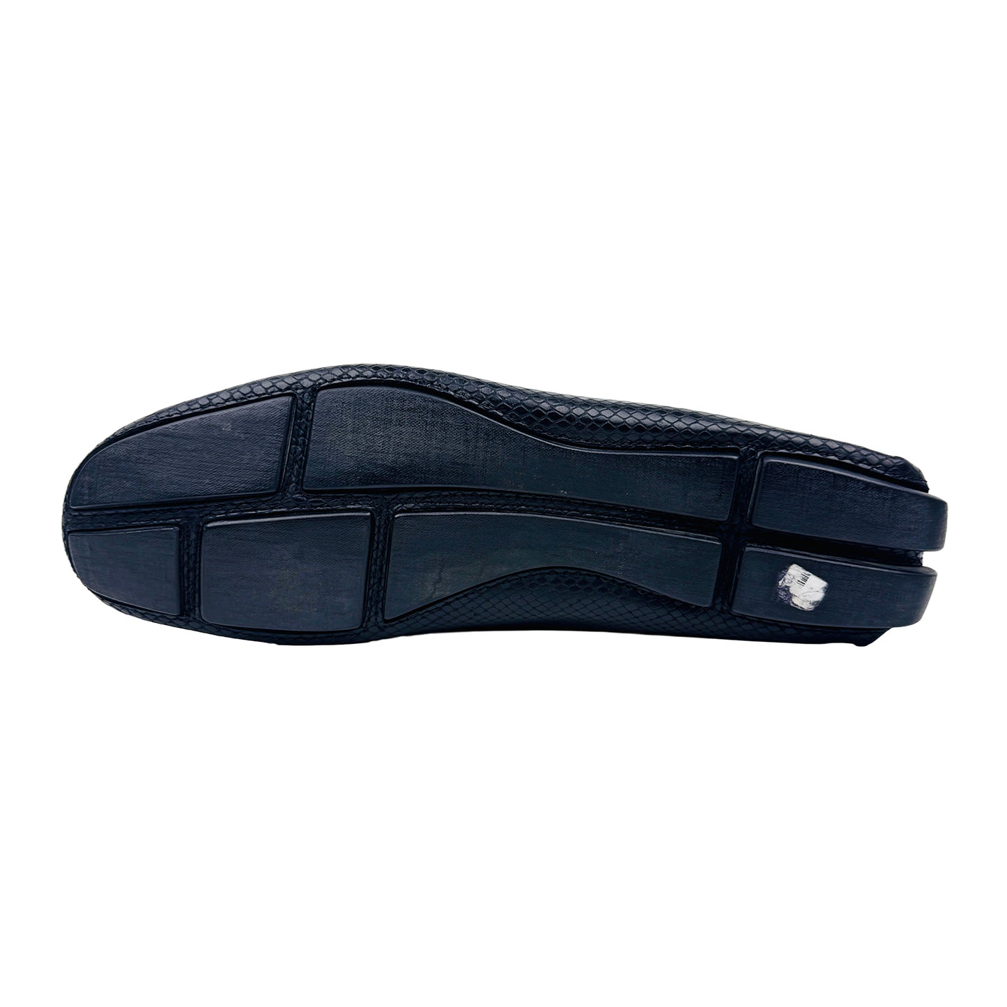 Just Cavalli Snake Effect Black Loafers (Size 45)