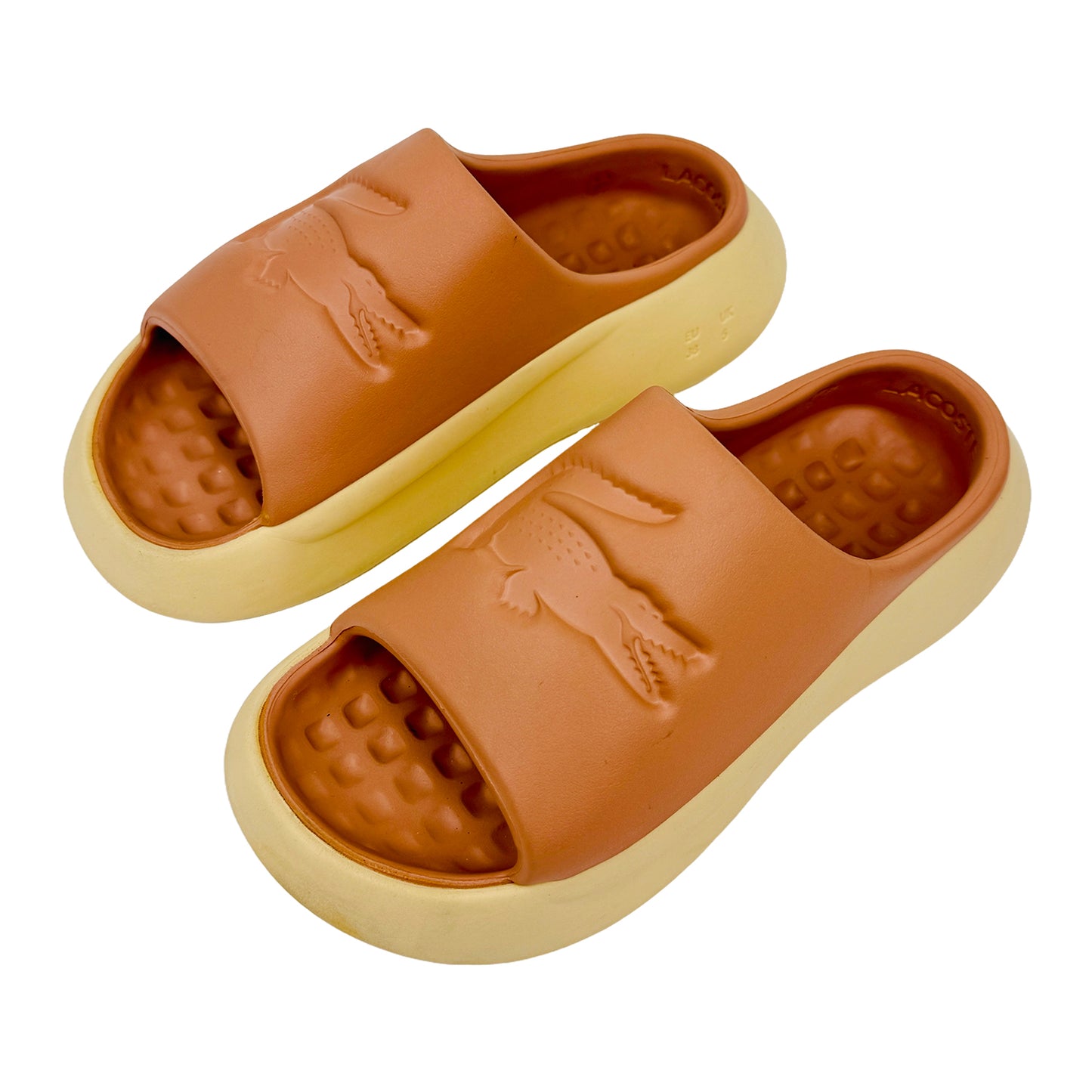 Lacoste Croco 3.0 Slides (Size 38)