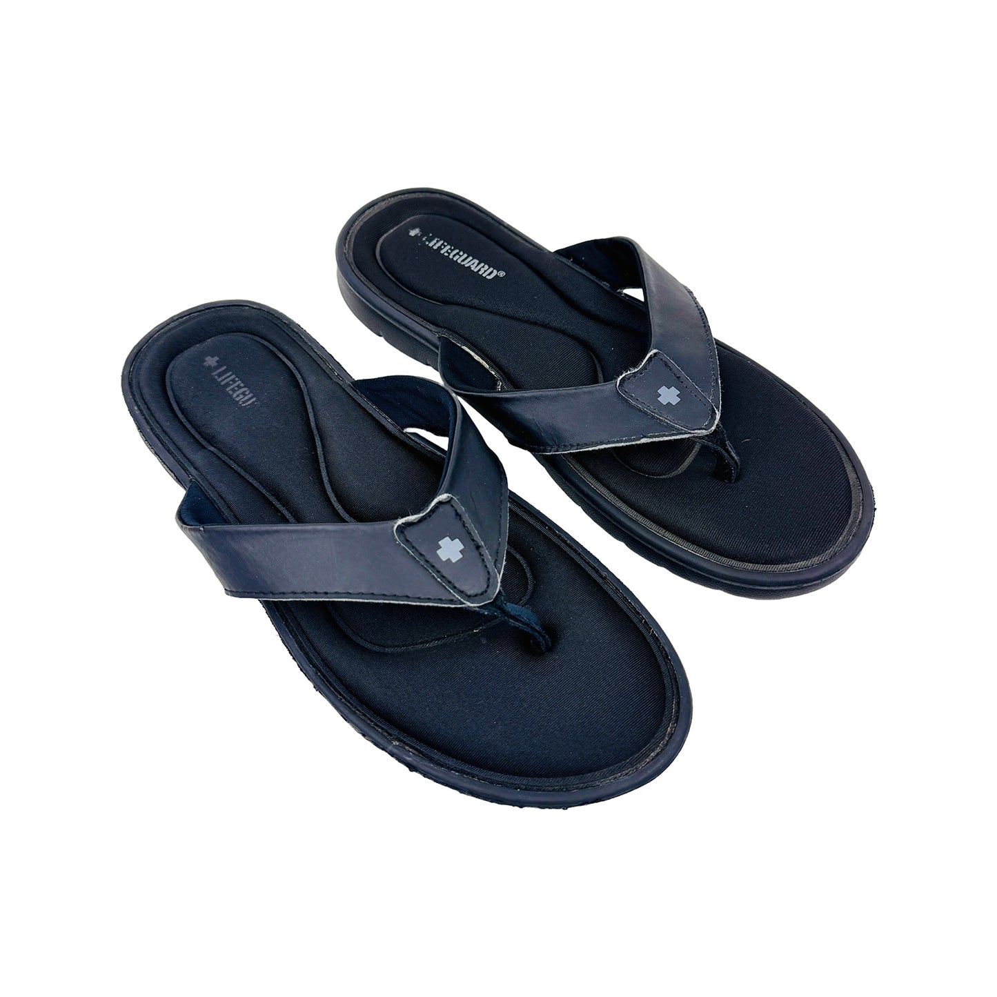 Lifeguard Men's Black Foam Slides (Size 45/46)