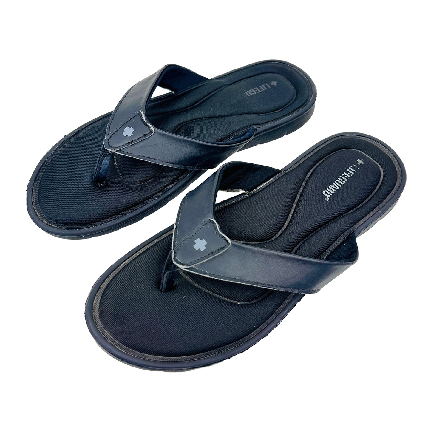 Lifeguard Men's Black Foam Slides (Size 45/46)