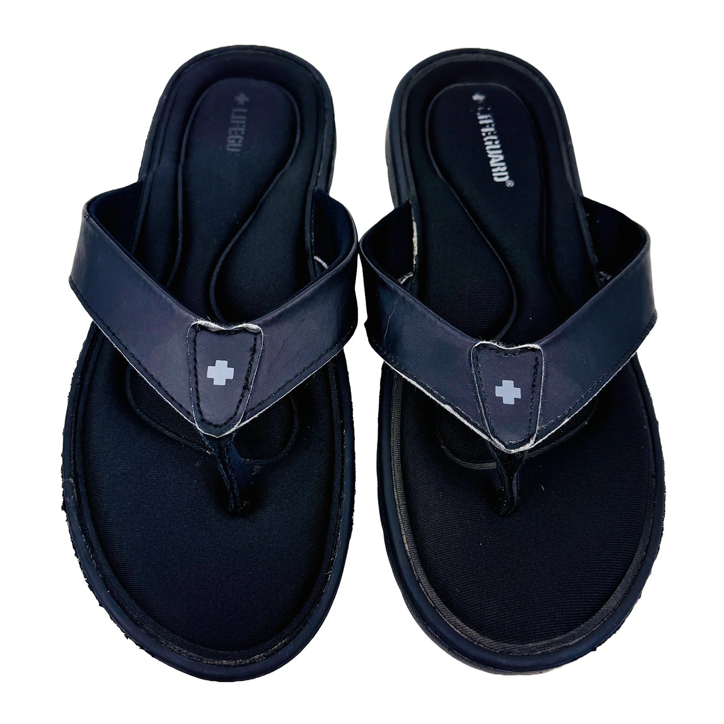 Lifeguard Men's Black Foam Slides (Size 45/46)
