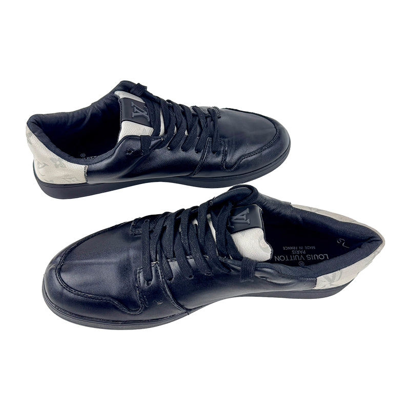 Louis Vuitton Men's Black Leather Sneaker Shoes (Size 45)