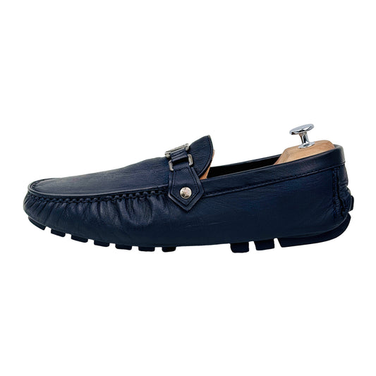 Louis Vuitton Men's Hockenheim Black Loafers (Size 44/44.5)