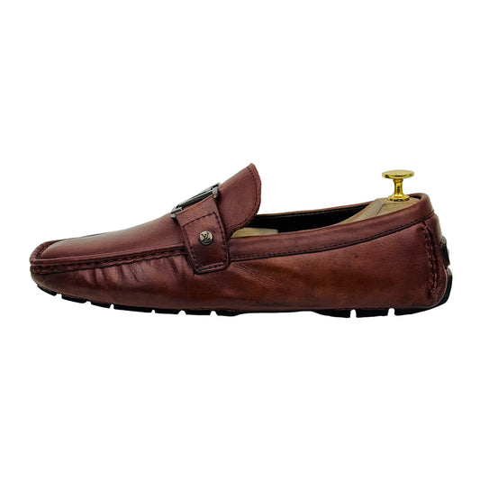 Louis Vuitton Monte Carlo Brown Moccasin Shoes (Size 42.5)