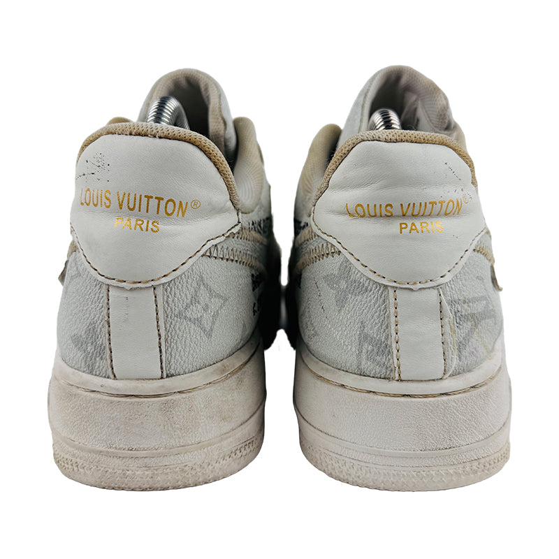 Louis Vuitton X Nike Men's Air Force 1 Low Shoes (Size 42/42.5) - LD0212