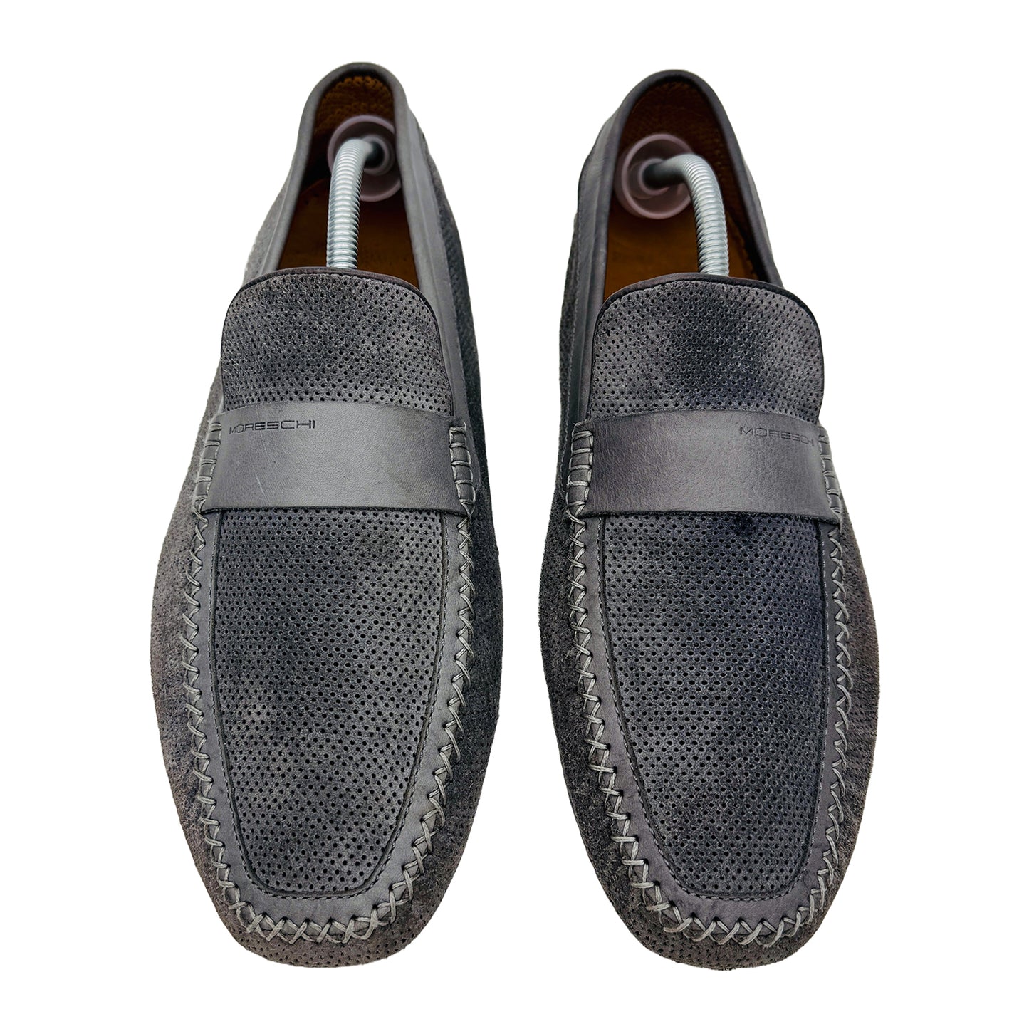 Moreschi Smart Classic Perforated Loafer Shoes (Size 44)