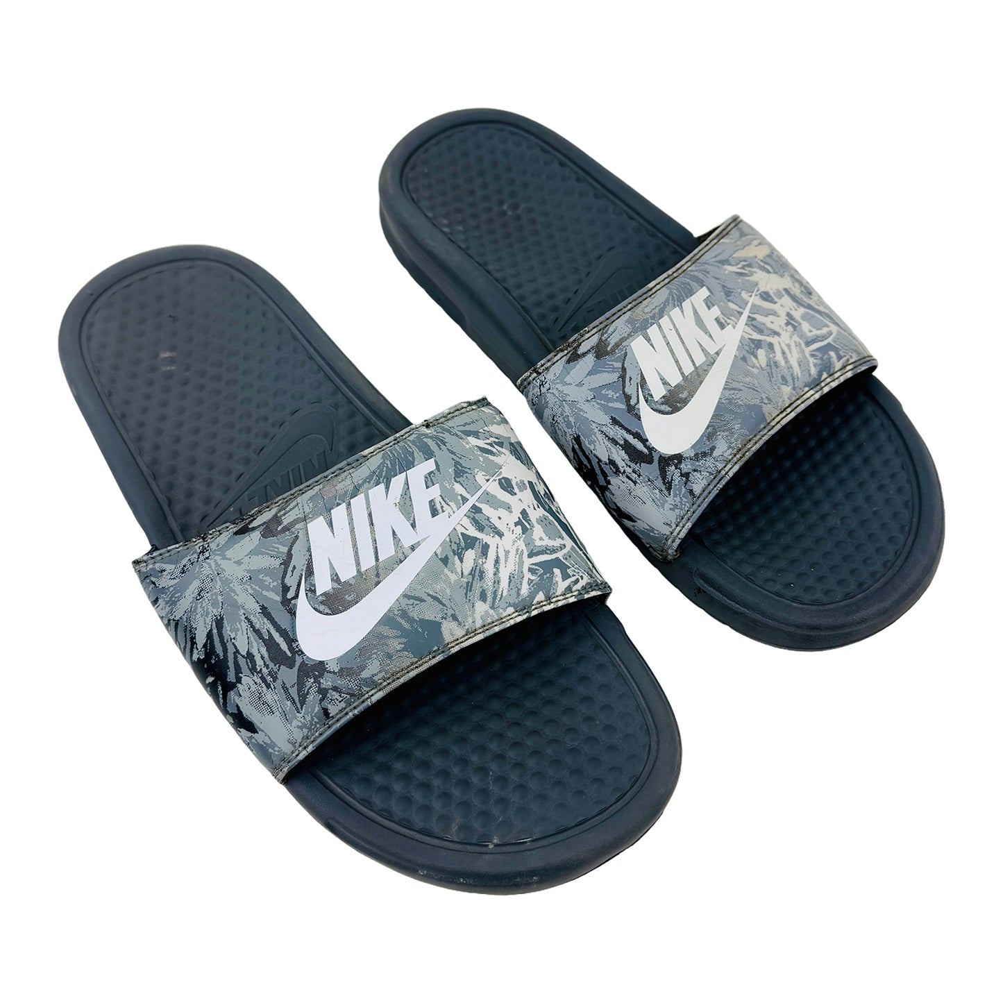 Nike Benassi JDI Floral Print Slides (Size 40.5) - 618919-005