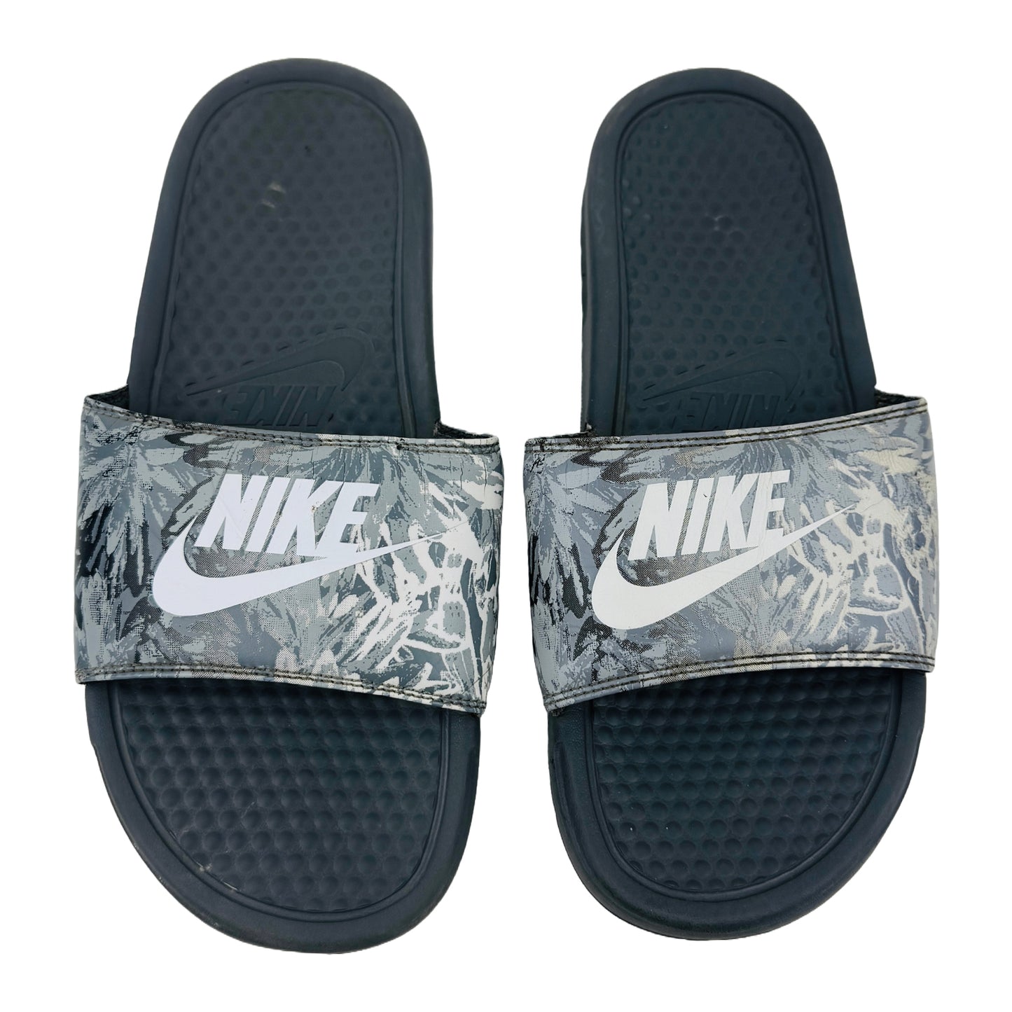 Nike Benassi JDI Floral Print Slides (Size 40.5) - 618919-005