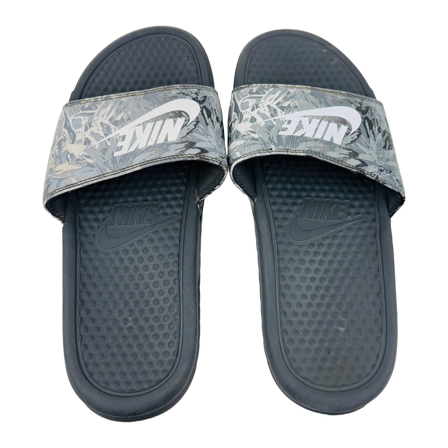 Nike Benassi JDI Floral Print Slides (Size 40.5) - 618919-005