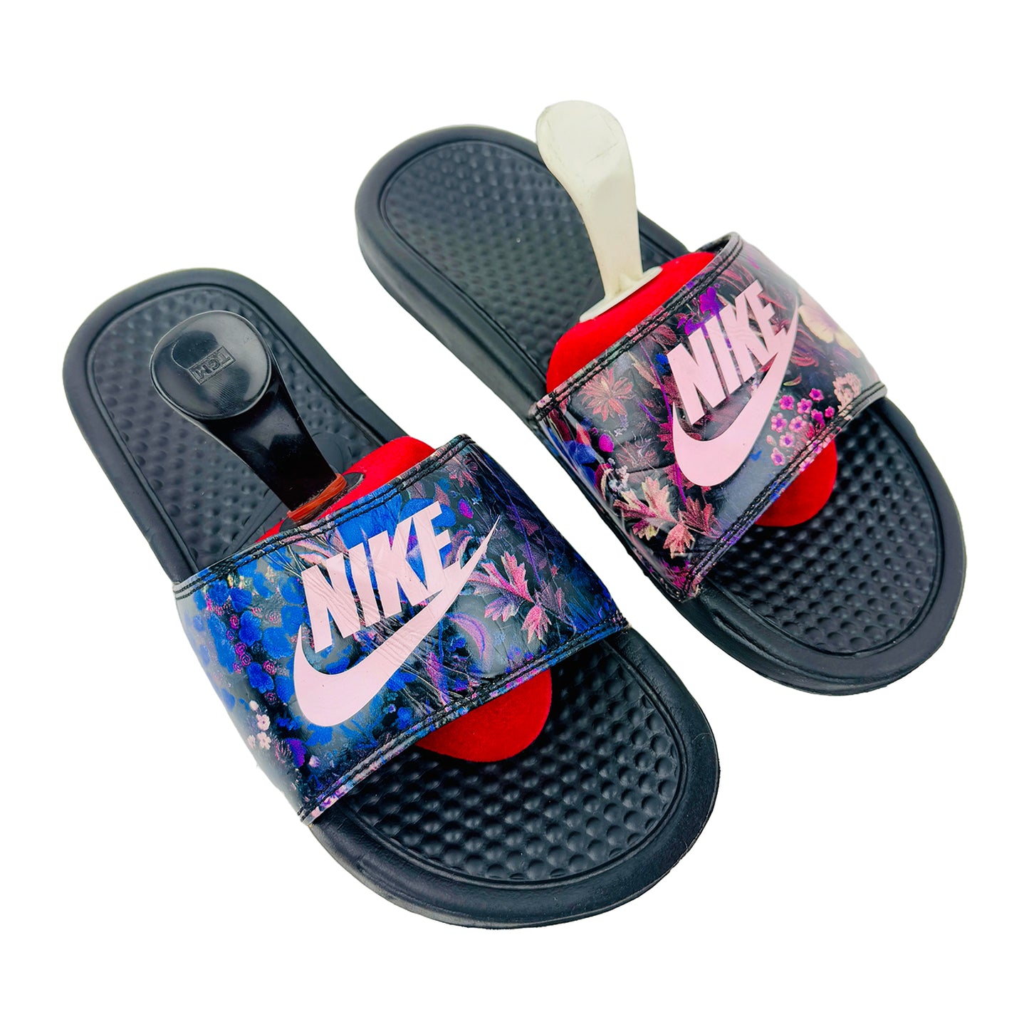 Nike Benassi JDI Print Floral Slides (Size 39) - 618919-009