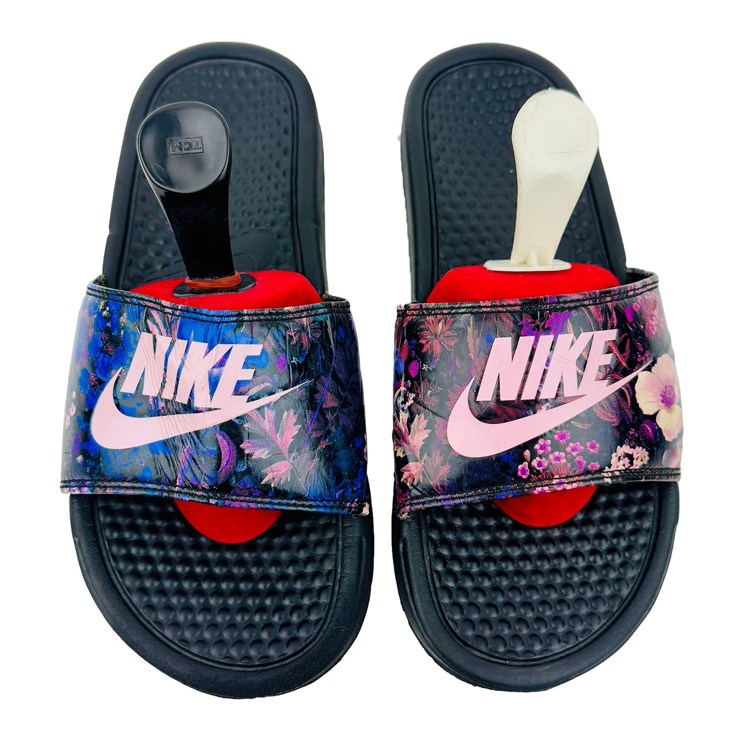 Nike Benassi JDI Print Floral Slides (Size 39) - 618919-009