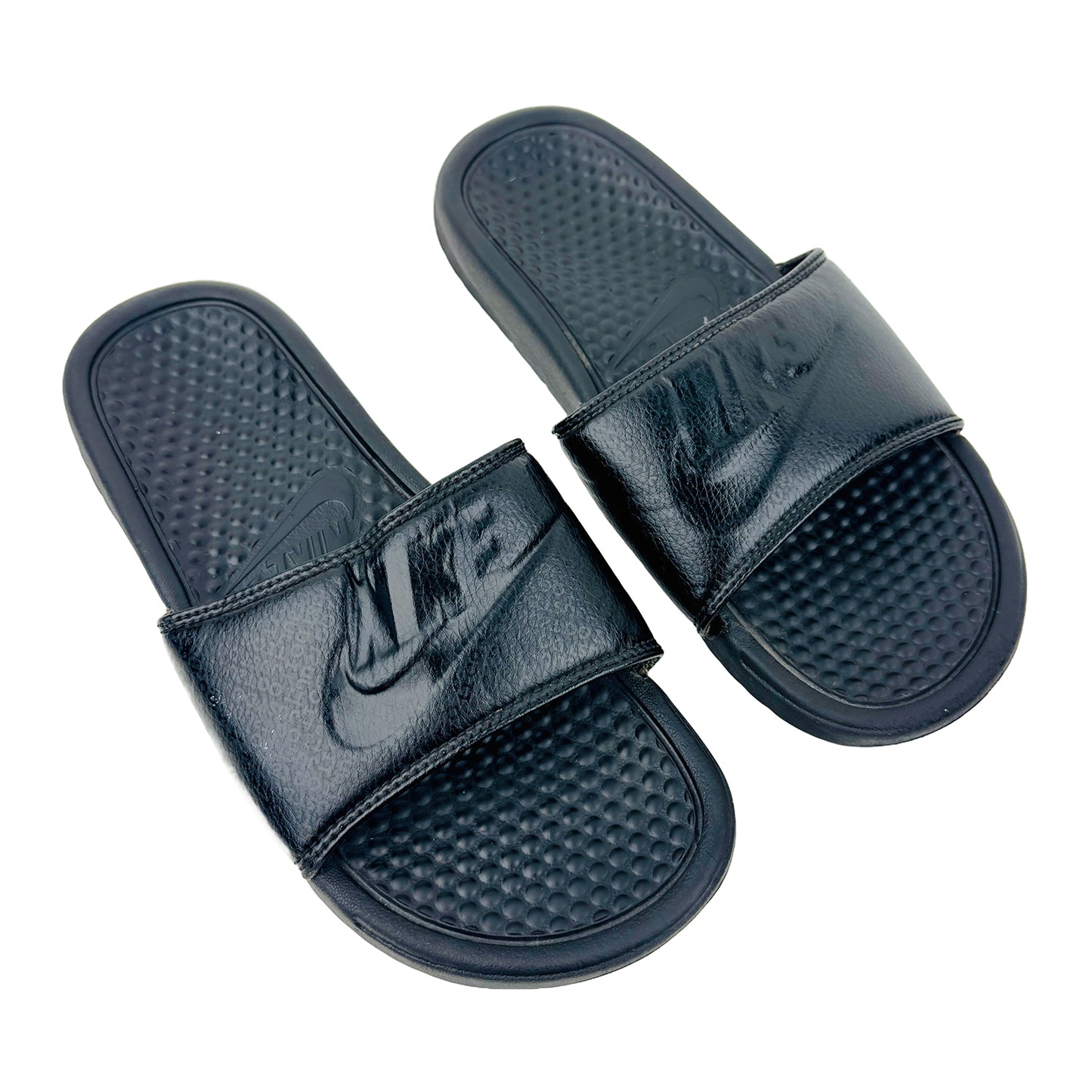 Nike Benassi JDI Triple Black Slides (Size 38.5) - 343880-001