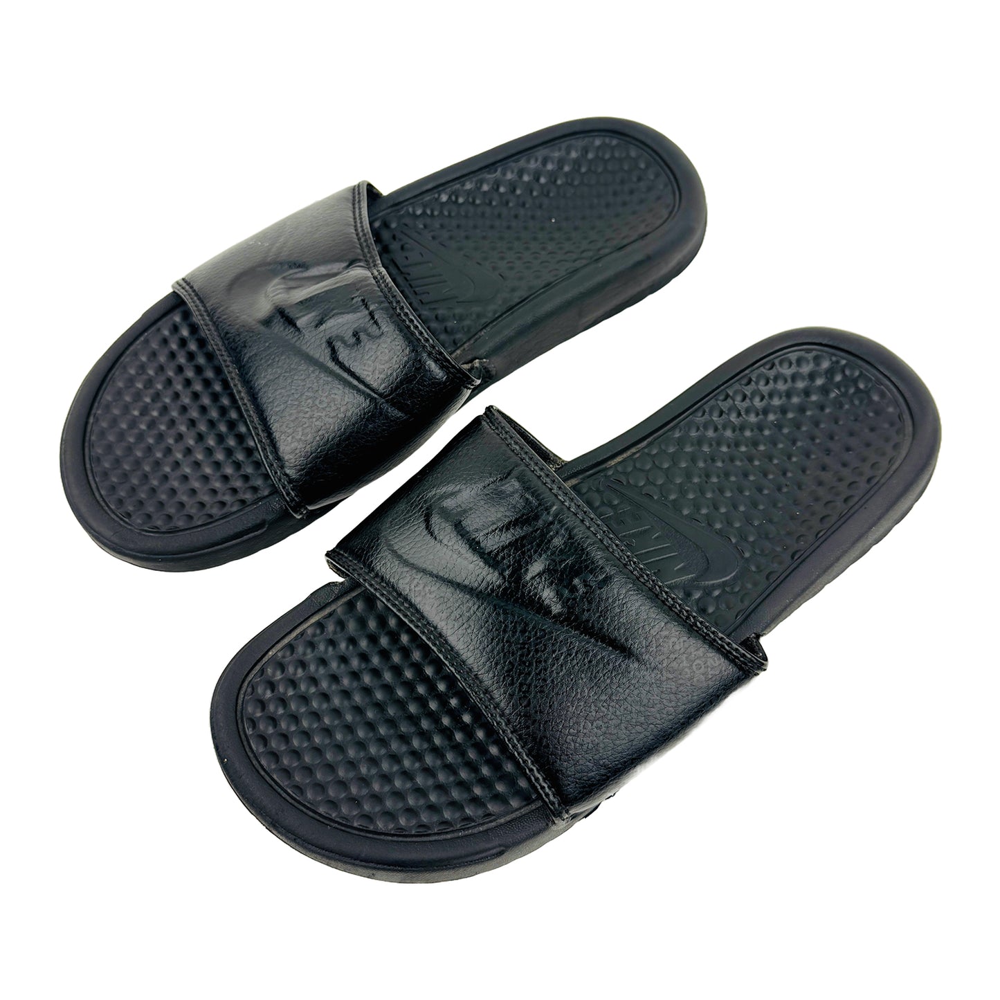 Nike Benassi JDI Triple Black Slides (Size 38.5) - 343880-001