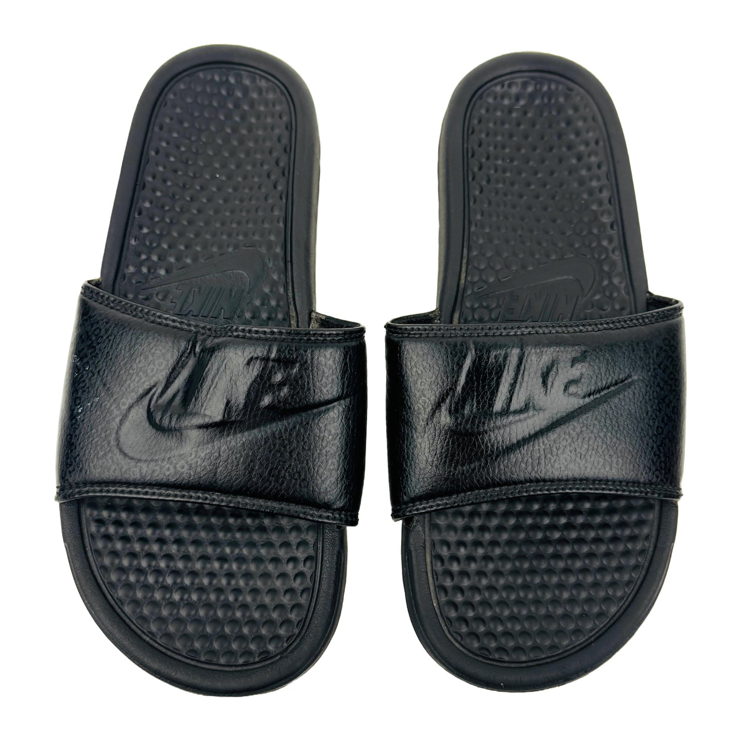 Nike Benassi JDI Triple Black Slides (Size 38.5) - 343880-001