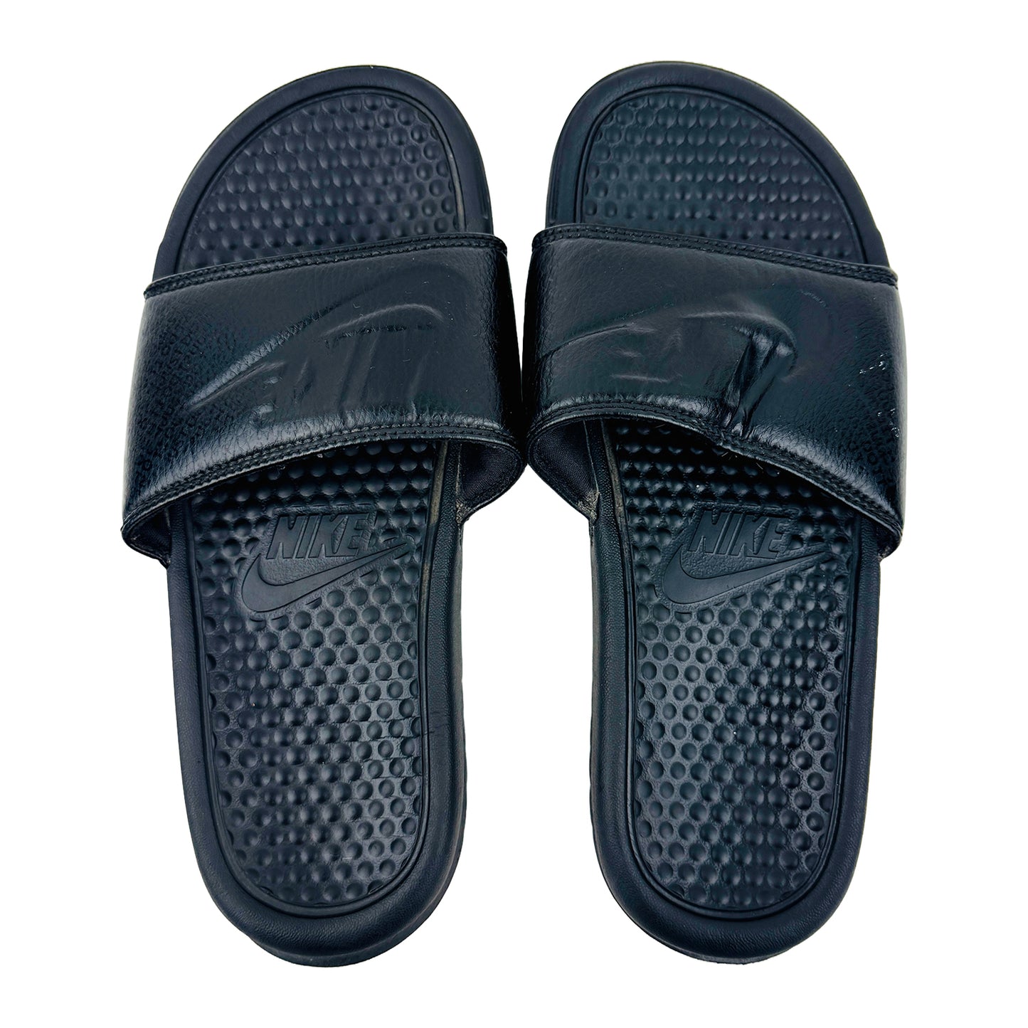 Nike Benassi JDI Triple Black Slides (Size 38.5) - 343880-001