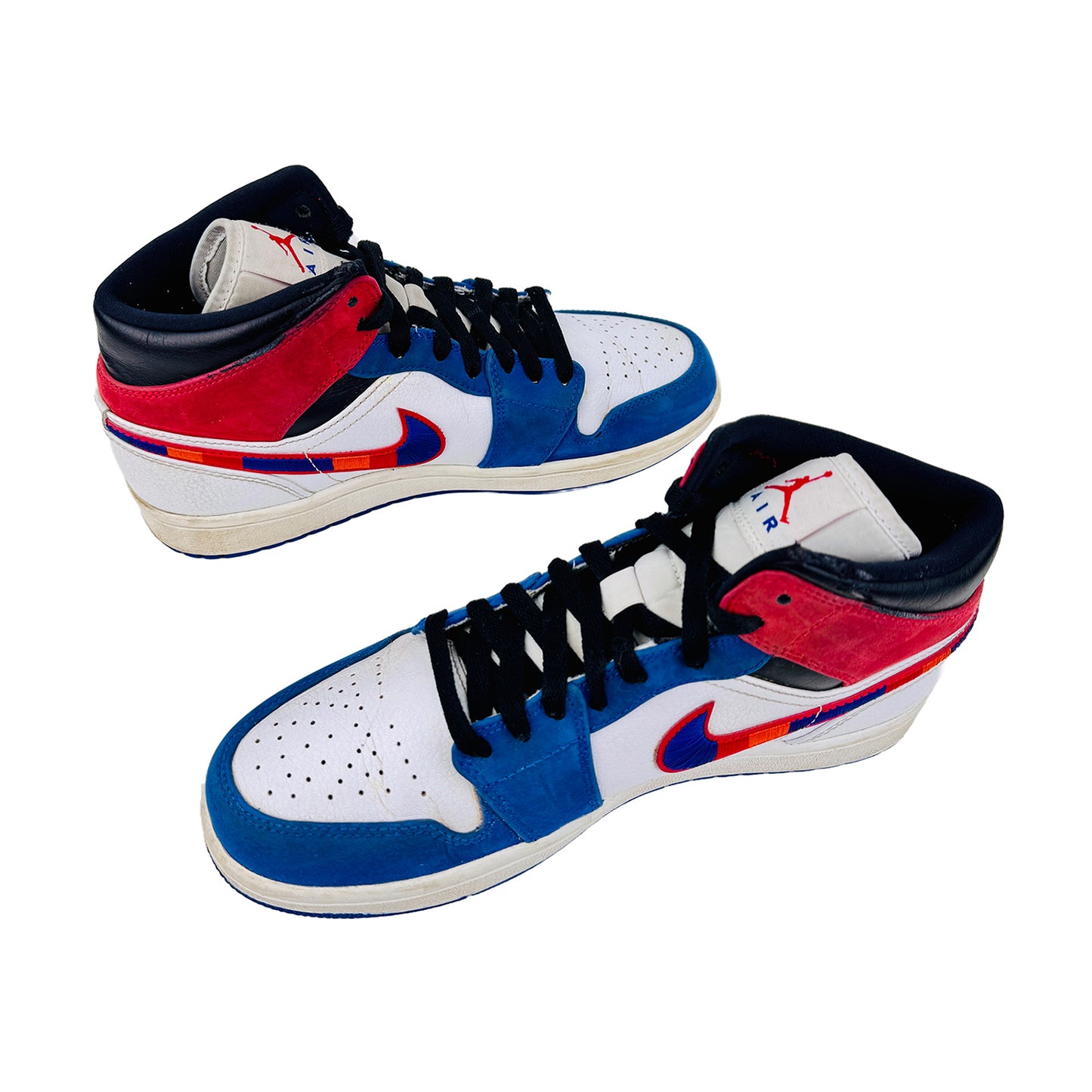 Nike Jordan 1 Mid Multi Swoosh Shoes (Size 41) - 852542-146