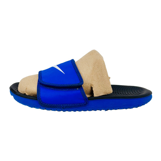 Nike Kawa Blue Slides (Size 35) - 819344-401