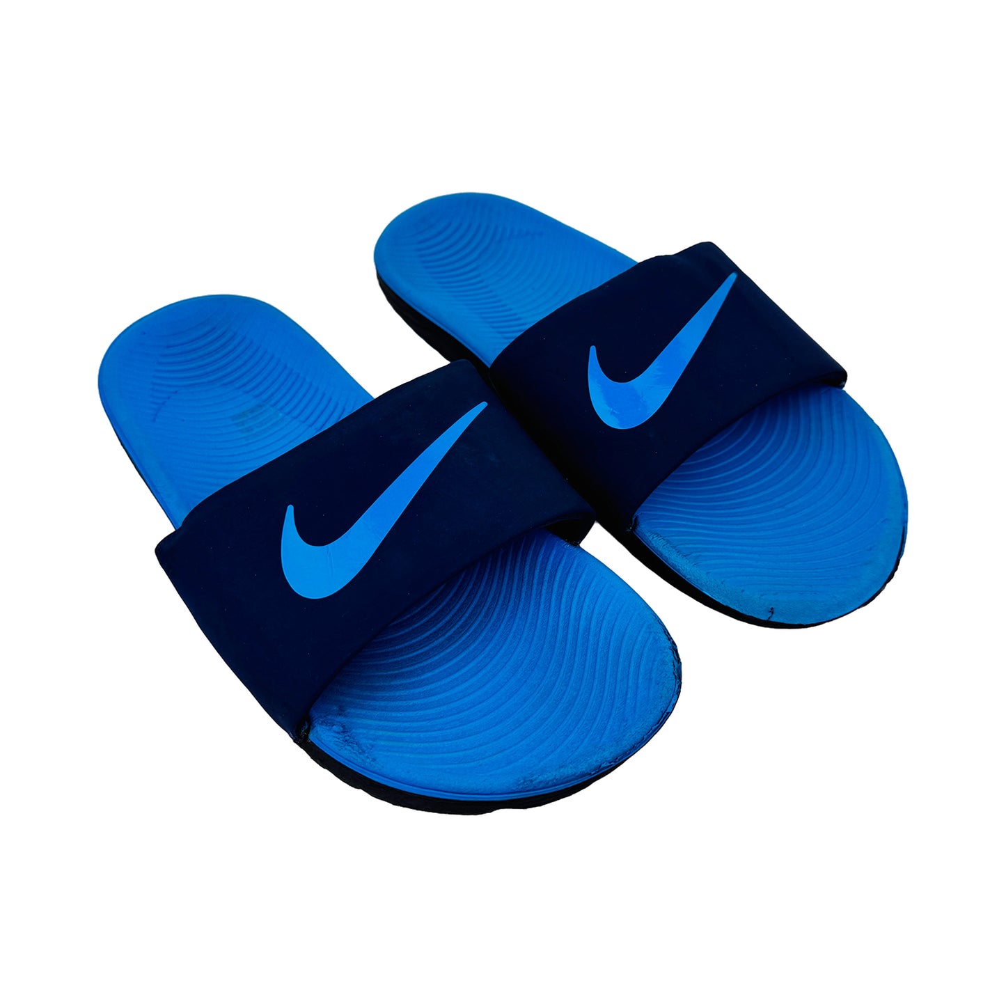 Nike Kawa Blue Slides (Size 38.5) - 819352-402