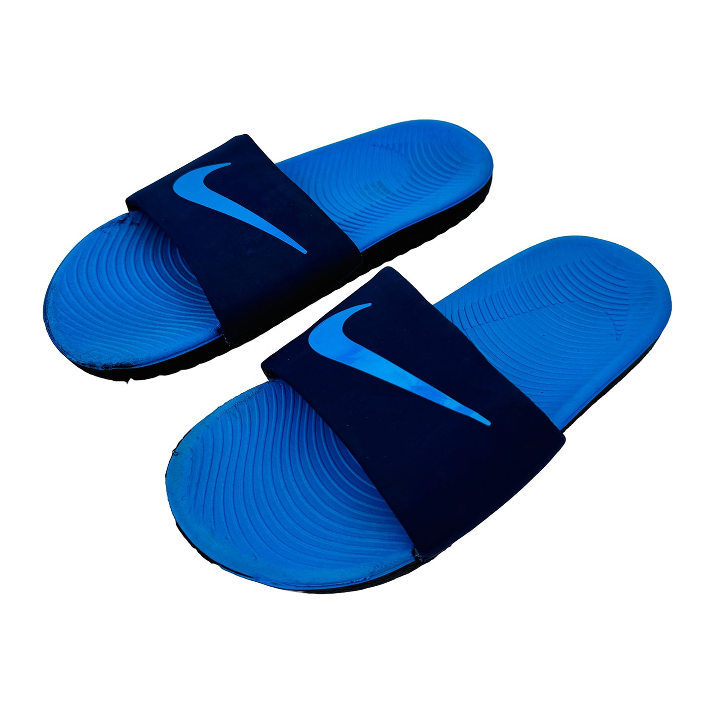 Nike Kawa Blue Slides (Size 38.5) - 819352-402