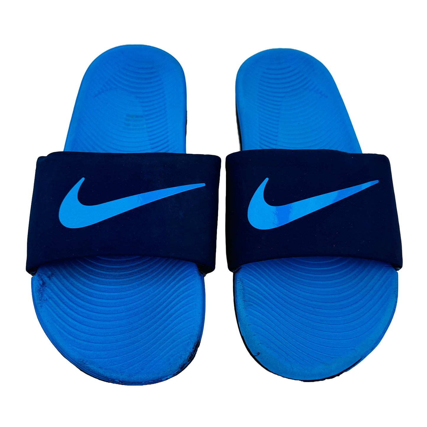 Nike Kawa Blue Slides (Size 38.5) - 819352-402