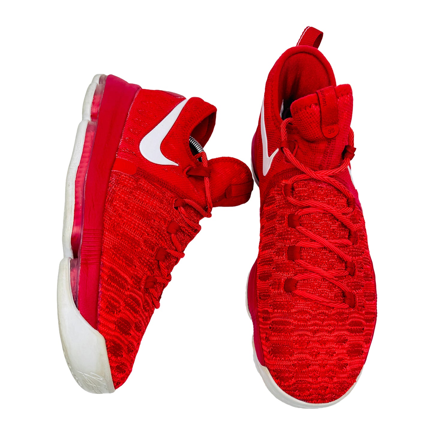 Nike KD 9 Red Shoes (Size 42.5) - 843392-611