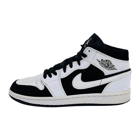 Nike Men's Air Jordan 1 Retro Mid Tuxedo Sneaker Shoes (Size 40) - 554727-113