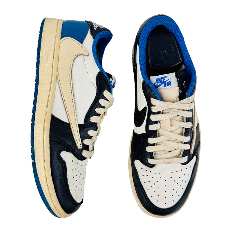 Nike Men's Air Jorden 1 Low Travis Scott x Fragment Shoes (Size 41) - DM7866-140