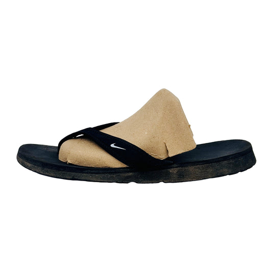 Nike Men's Black FlipFlop Slides (Size 41)