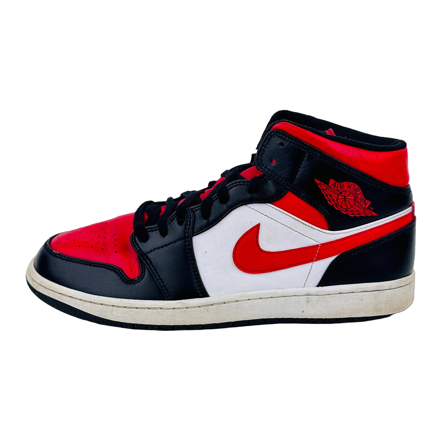 Nike Men's Jordan 1 Mid Sneaker Shoes (Size 45) - 554724-079