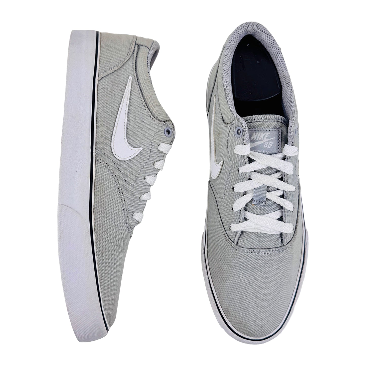 Nike SB Chron 2 Canvas Gray Shoes (Size 41) - DM3494-003