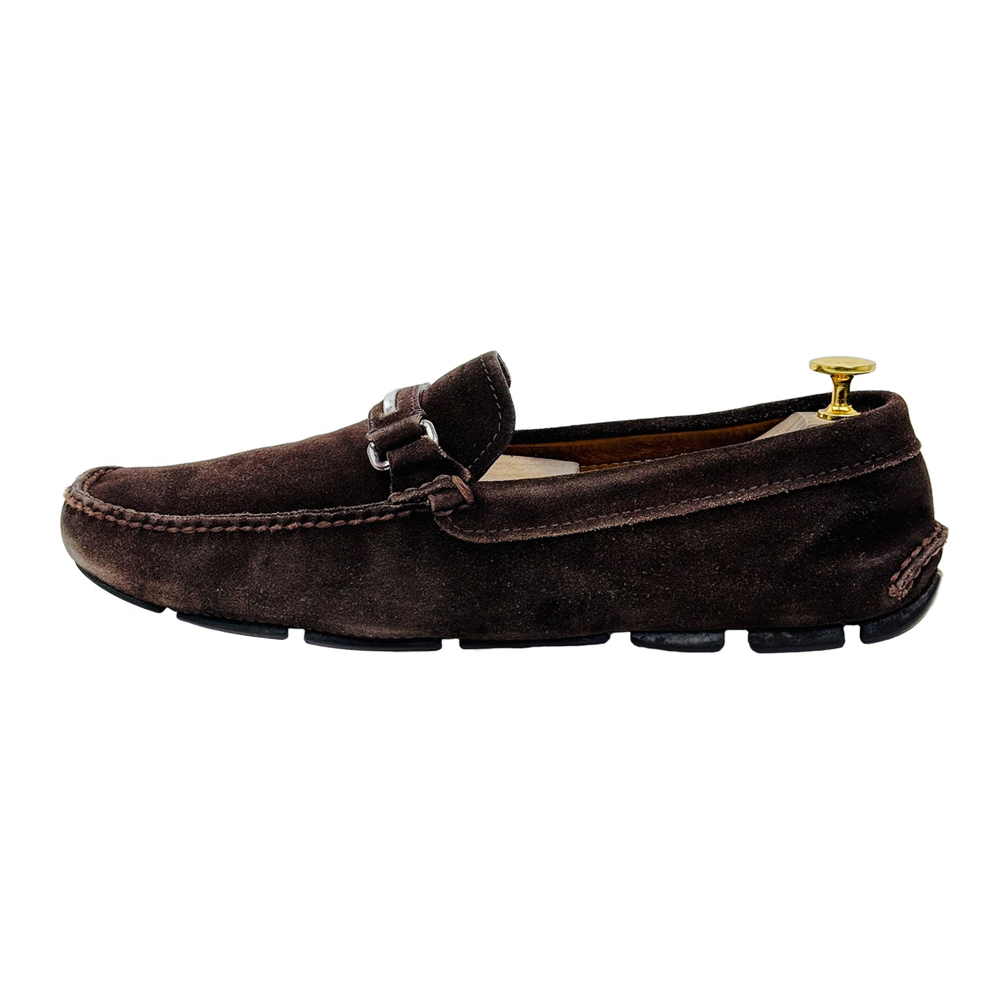 Prada Men's Brown Driving Loafers (Size 43/43.5)