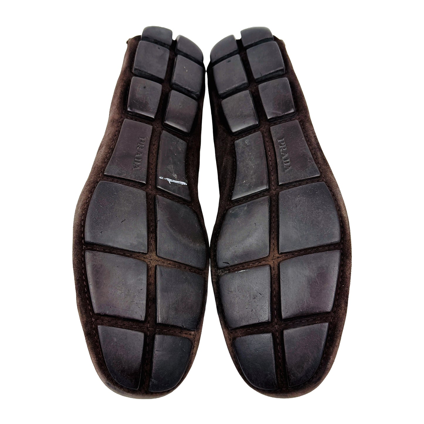 Prada Men's Brown Driving Loafers (Size 43/43.5)