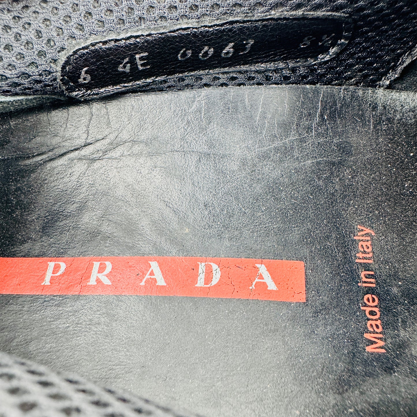 Prada Men's Buckle Detail Black Leather Loafer Shoes (Size 40)