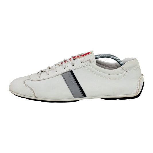 Prada Men's Low Top Sport White Sneaker Shoes (Size 44/44.5)