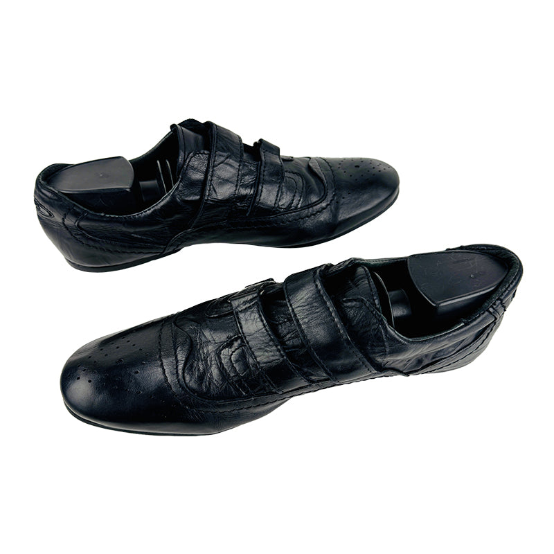 Prada Men's Vintage Black Sneaker Shoes (Size 42)