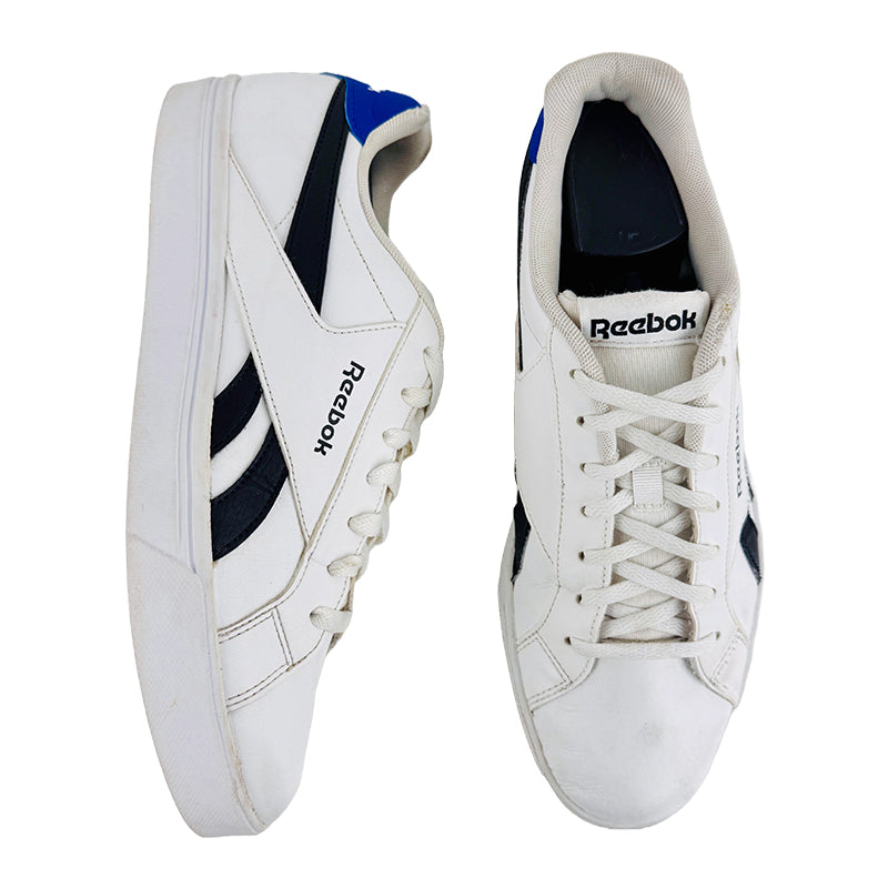 Reebok Men's Royal Complete 3.0 Low White Sneaker Shoes (Size 43) - DV6727