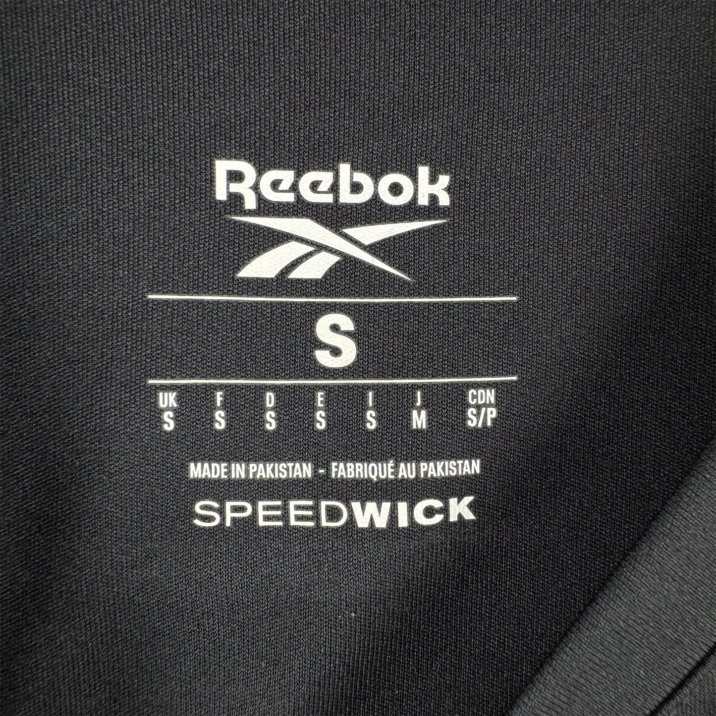 Reebok Men's Speedwick Move Black T-Shirt (Size Small) - HA9044