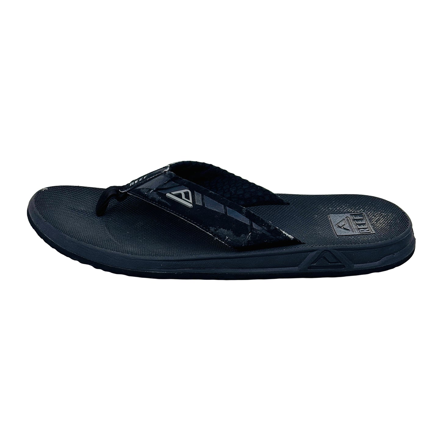 Reef Men's Phantom Black Slides (Size 45)