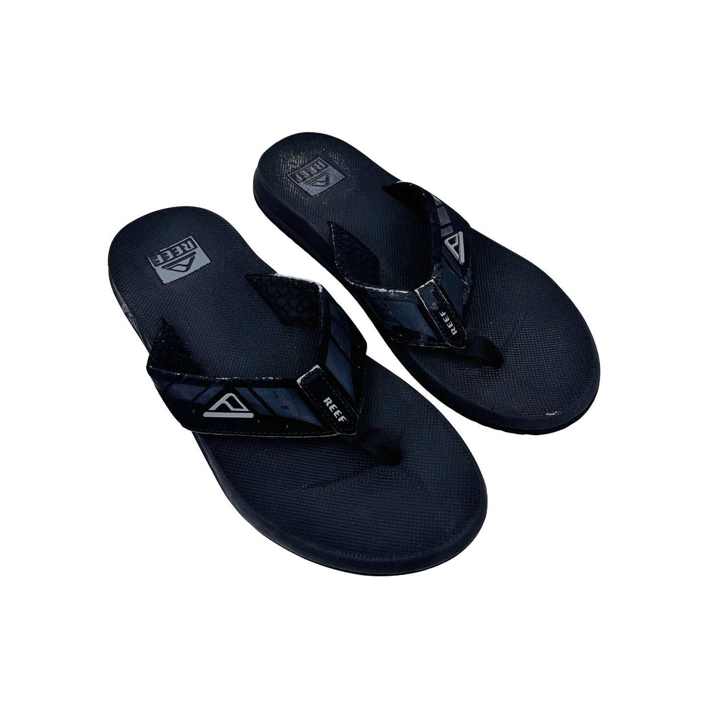 Reef Men's Phantom Black Slides (Size 45)