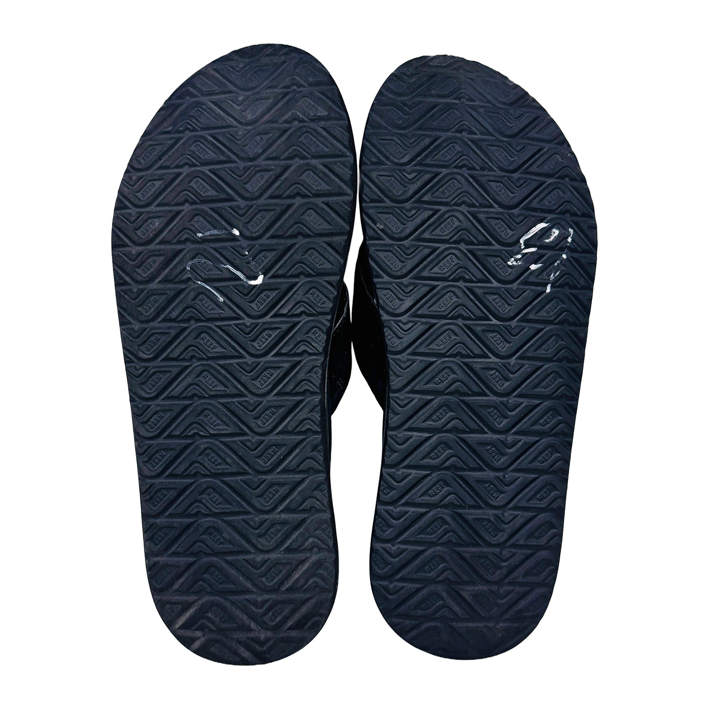 Reef Men's Phantom Black Slides (Size 45)