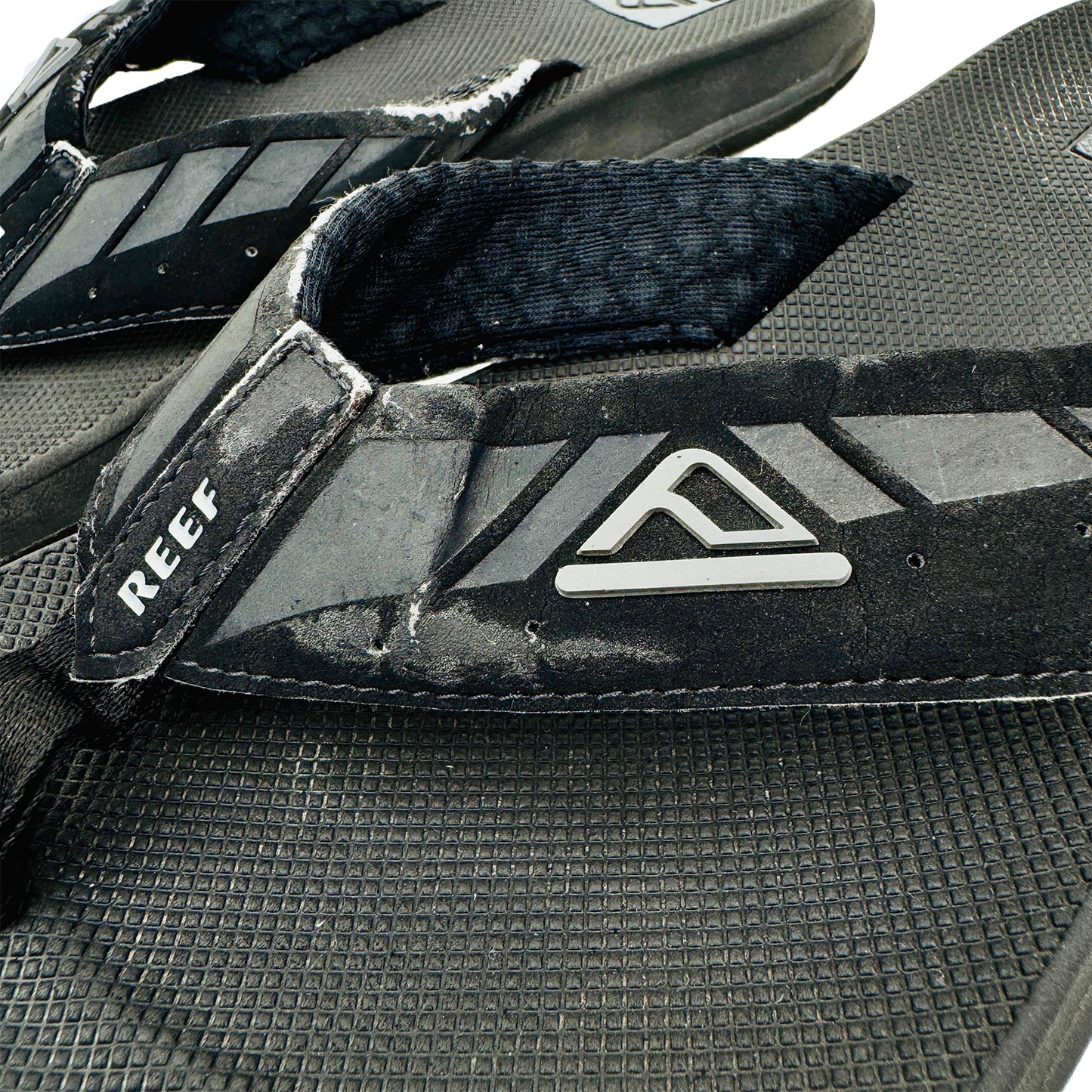 Reef Men's Phantom Black Slides (Size 45)