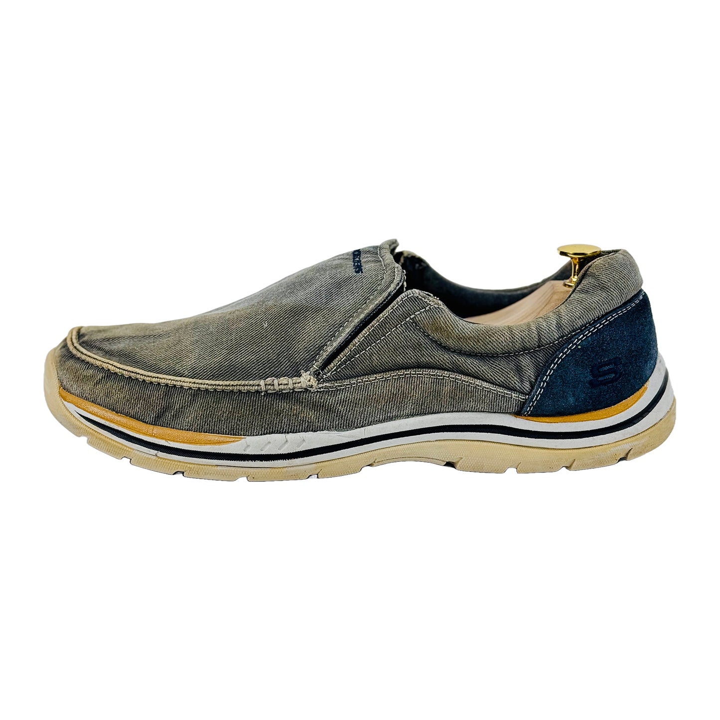 Skechers Men's Relaxed Fit Expected - Avillo Shoes (Size 46) - 64109 BLU