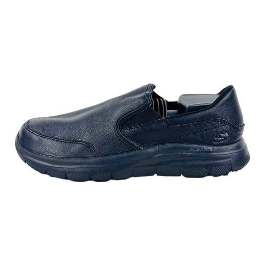 Skechers Work Relaxed Fit Flex Advantage Slip Resistant Bronwood Shoes (Size 39.5/40) - 77071 BLK
