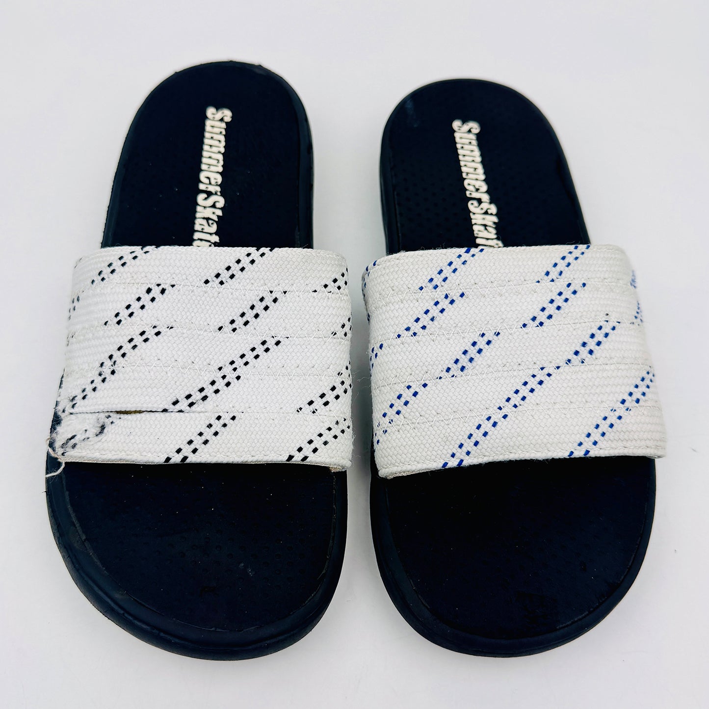 SummerSkates Hockey Black White Slides (Size 37/38)