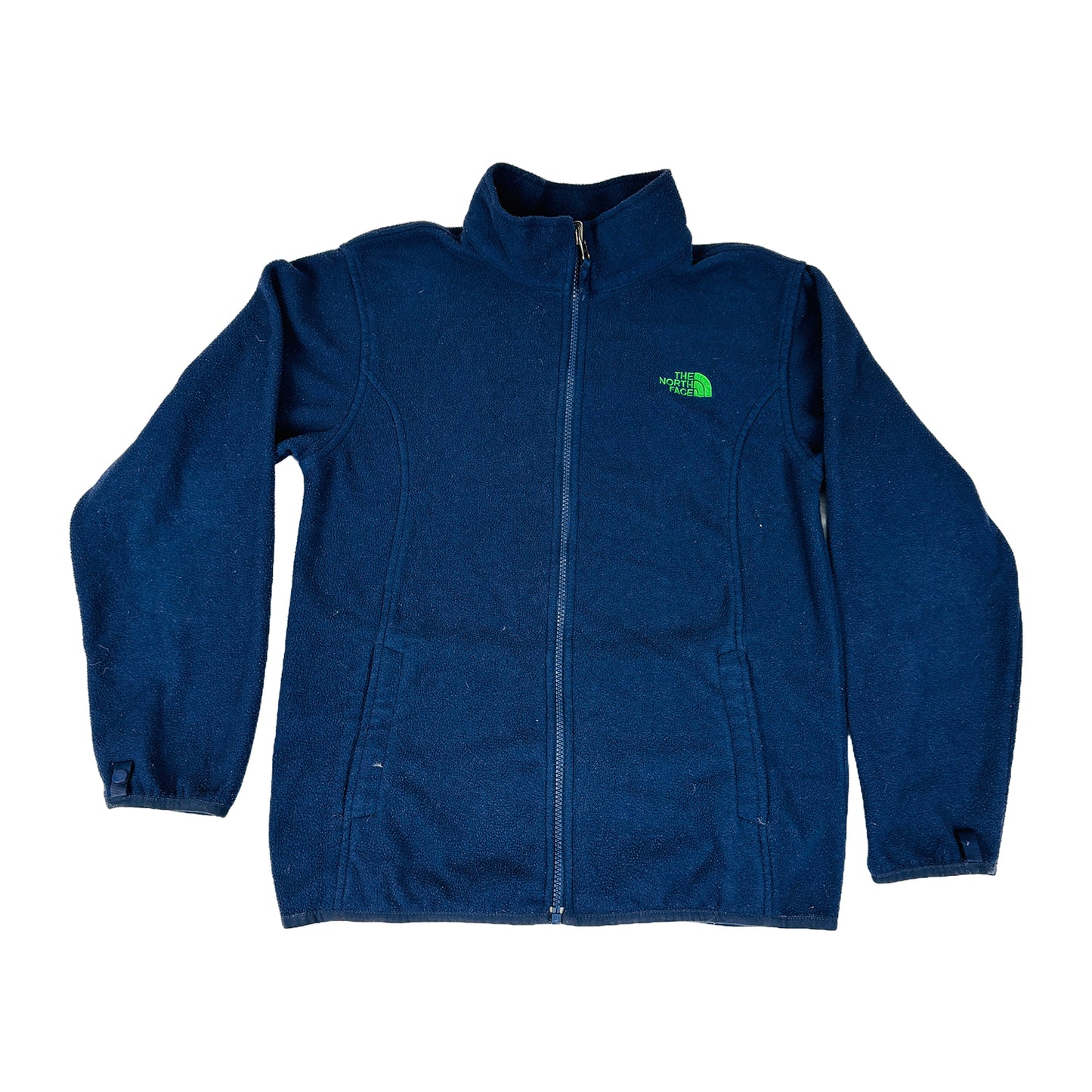 The North Face Men's Navy Blue Fleece Zipper Jacket (Size XS)