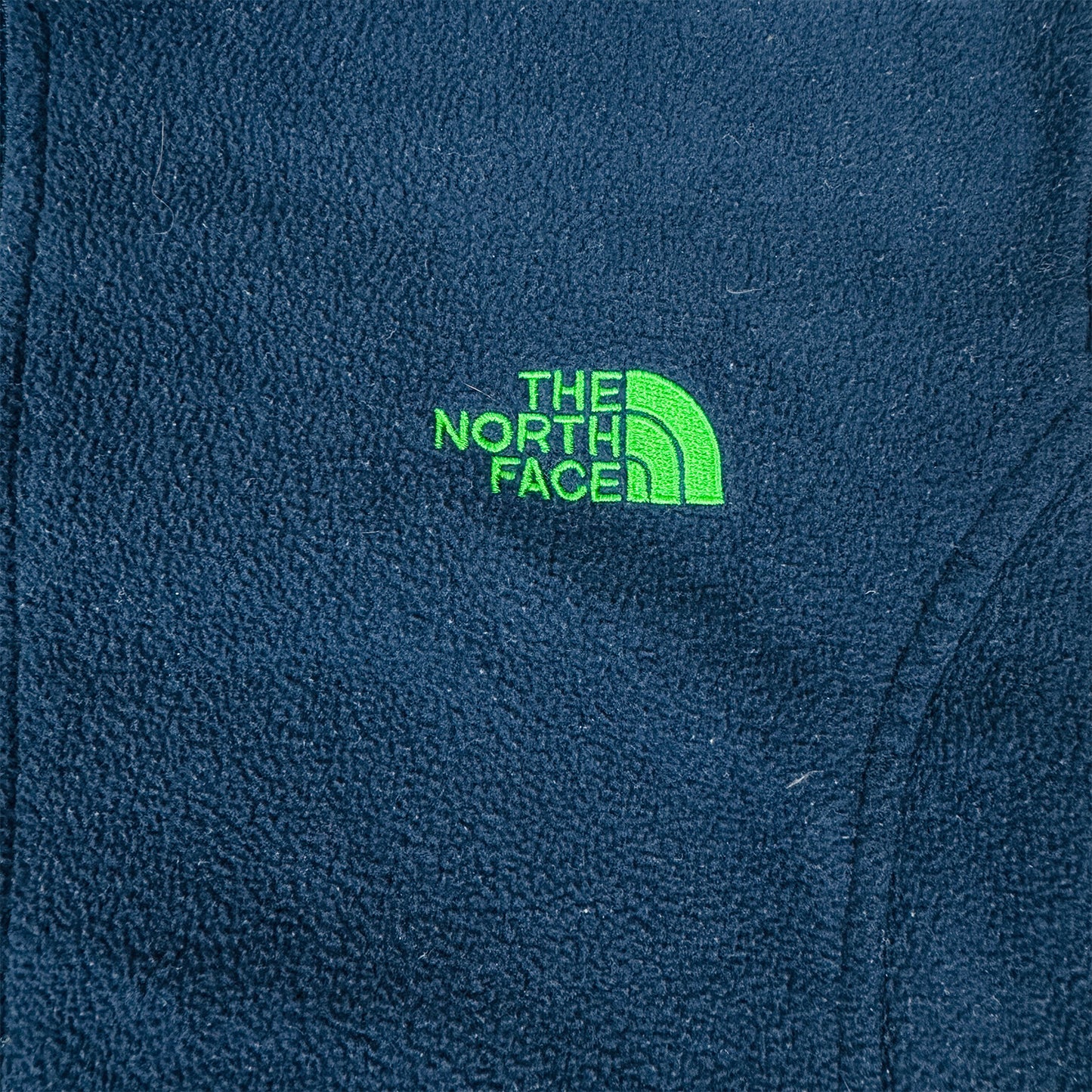 The North Face Men's Navy Blue Fleece Zipper Jacket (Size XS)